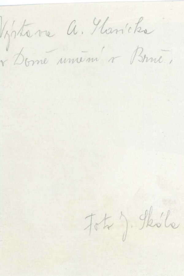 © Fotograf Jaroslav Skála, Archiv Dům umění města Brna